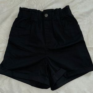 NWT! Black high waisted shorts